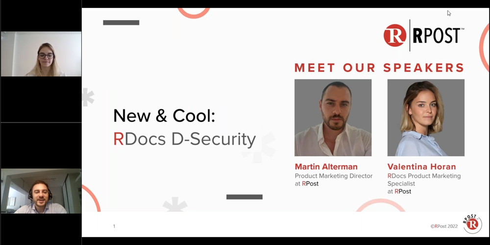 New & Cool: RDocs D-Security