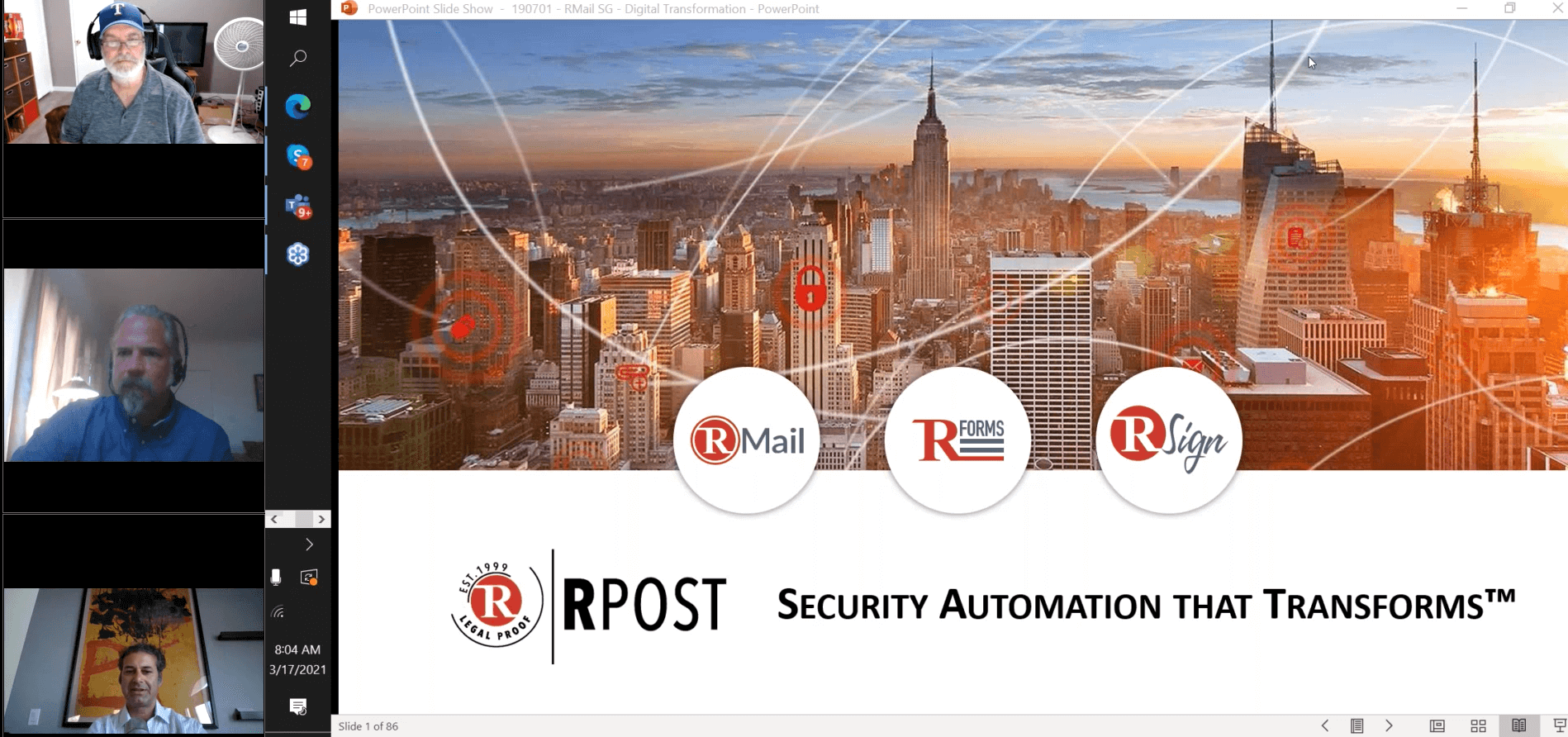 RPost Smart Partner Webinar Series RMail Smart Encryption™
