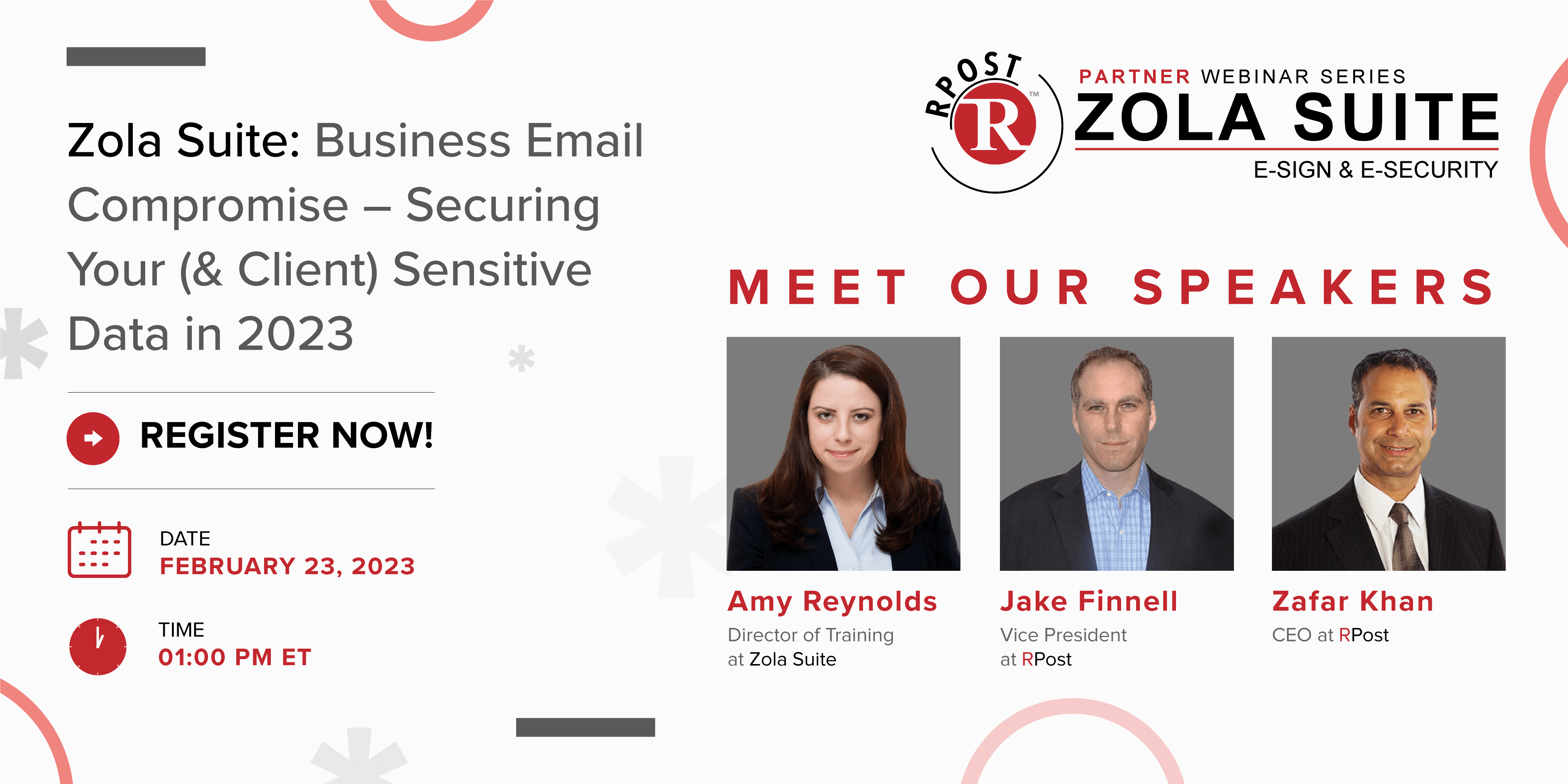 Zola Suite: Business Email Compromise – Securing Your (& Client) Sensitive Data in 2023